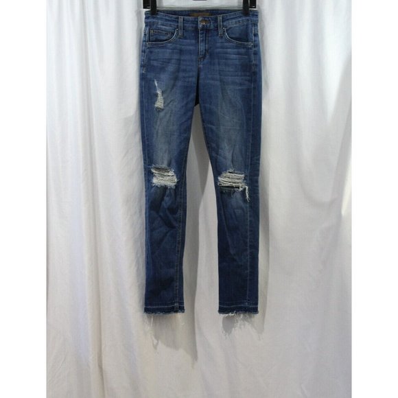 Joe's Jeans Denim - Joes Jeans Collectors Edition Womens Med Wash Ex Lover Boyfriend Crop Jeans 24